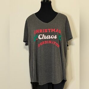Adorable “Christmas Chaos Coordinator” T-Shirt